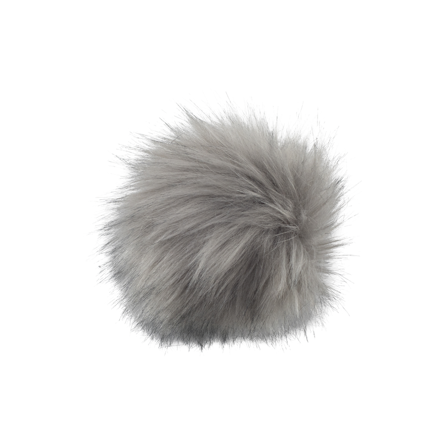 Pompon Grey Fur