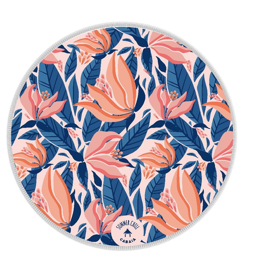Serviette ronde Bora Bora - Cabaia - - Cabaia
