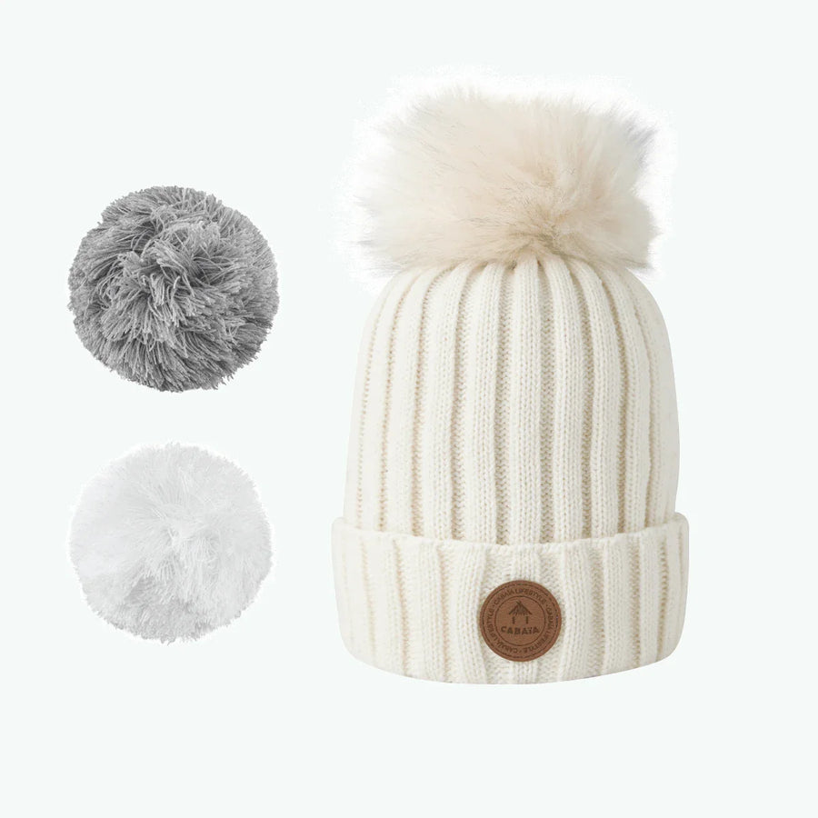 Bonnet Kir Royal Blanc - Polaire