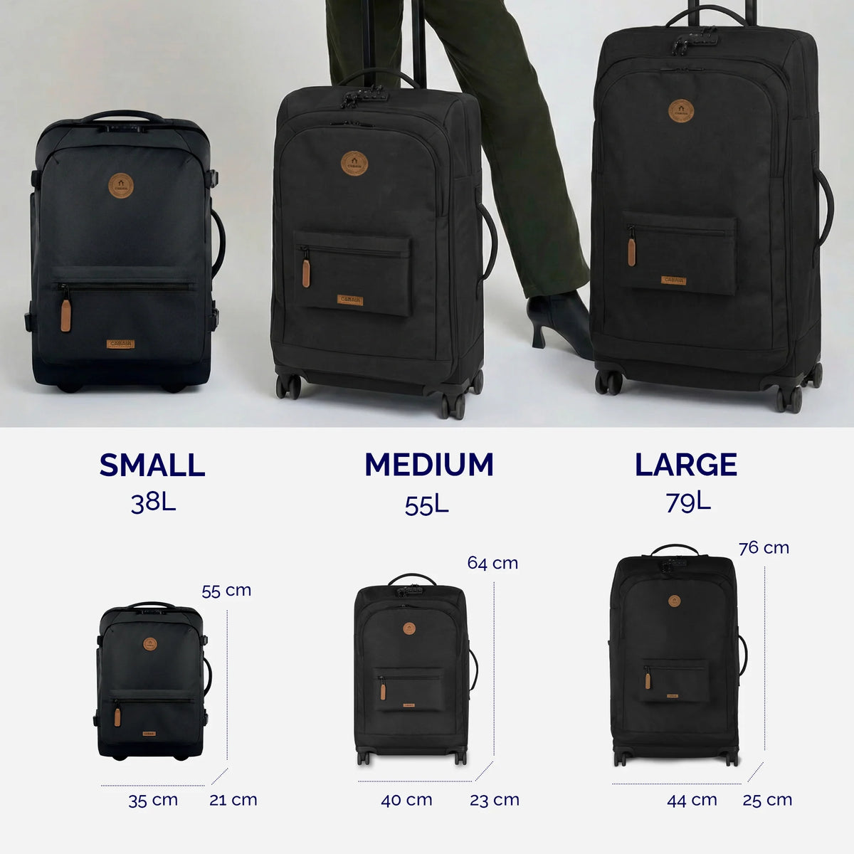 Valise souple 4 roues Large Valladolid