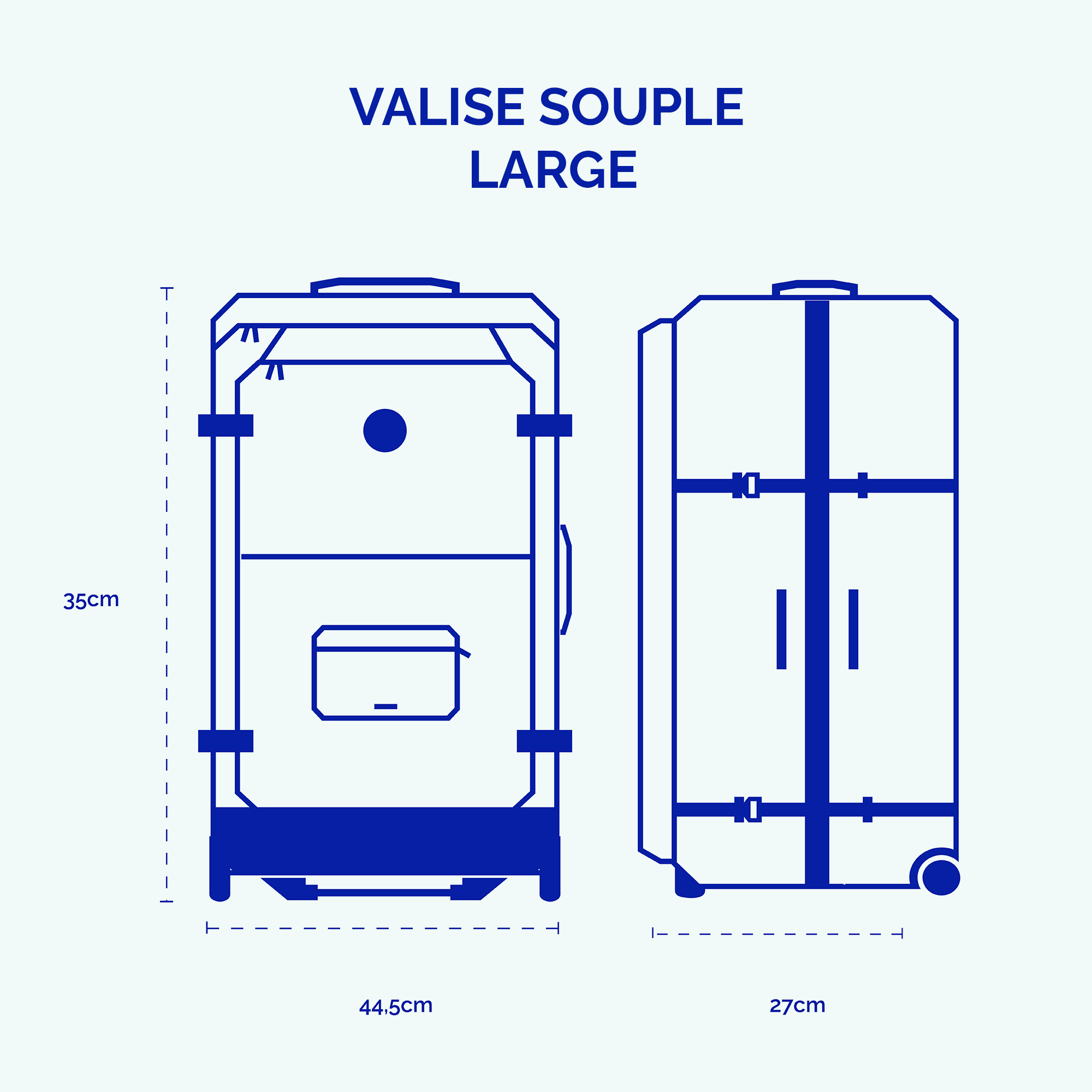 Set de 3 valises Berlin