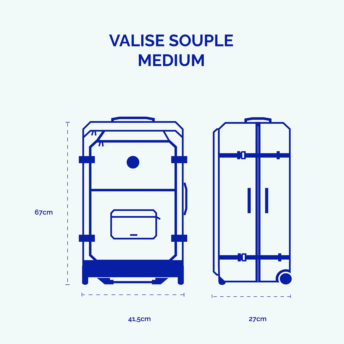 Set de 2 valises Reykjavik