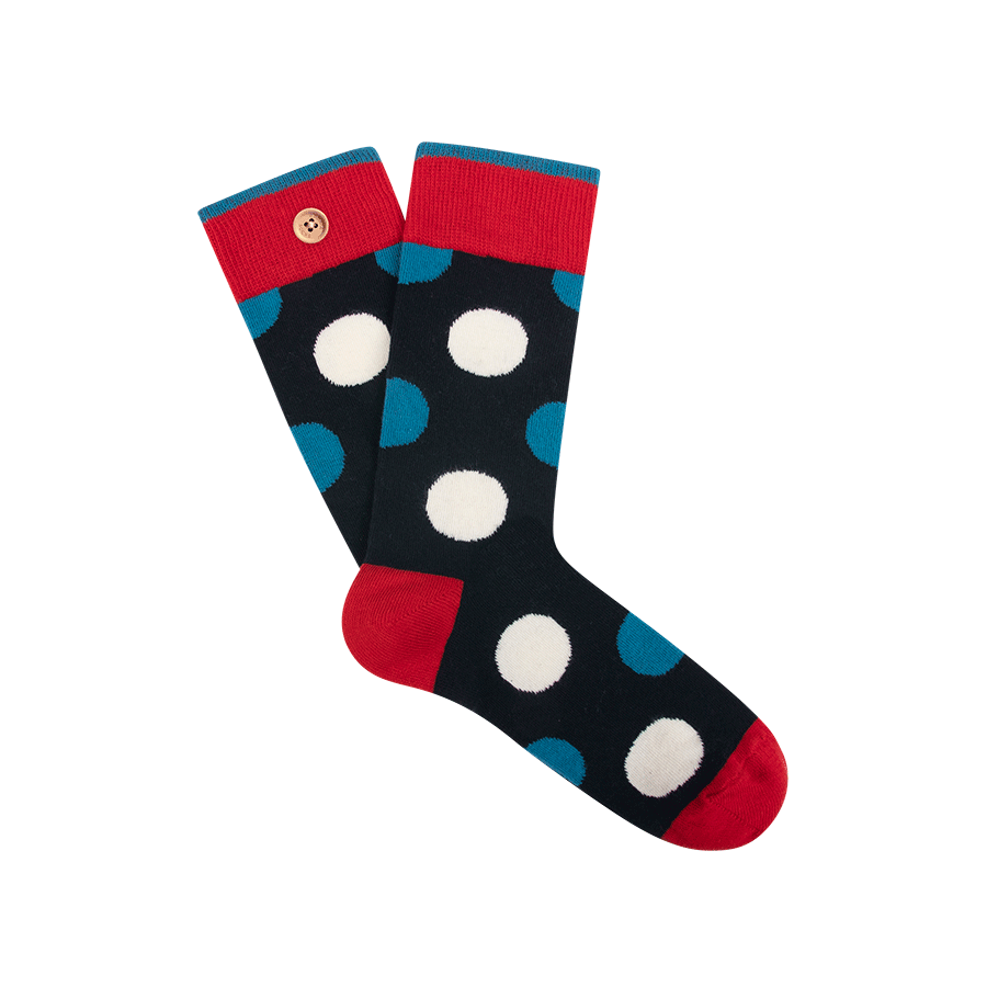 Chaussettes Claude & Rosalie - Navy - Cabaia - - Cabaia